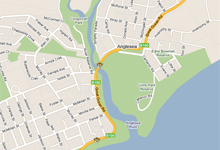 Anglesea Town Map
