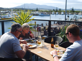 Dining at the Sundeck Fishermens Wharf