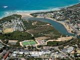 Aireys Main Beach - grassy picnic area with toilets and BBQs<br>Ph: 0411 784 321</em>