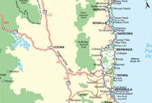 Bermagui Regional Map