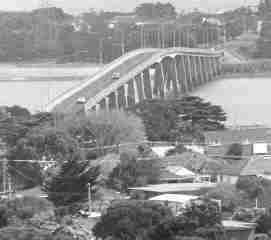 The New Phillip Island Bridge - 1969