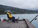 Fishing from Lorne Jetty