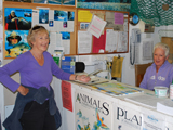 Friendly Volunteers at Info Centre
