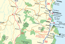 Merimbula Regional Map