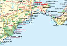 Torquay Regional Map